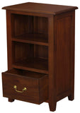 Tasmania 1 Drawer Solid Mahogany Timber Lamp Table V199-LT001PNM