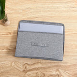 SOGA 2X Grey Small Portable Double Zipper Storage Box Moisture Proof Clothes Basket Foldable Home SBOX021X2