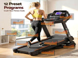 Everfit Treadmill Electric Auto Incline Home Gym Fitness Exercise Machine 490mm TMILL-480-M196-AUTO