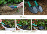 10-Piece Green Professional Garden Tool Set with Carrying Case - Ergonomic Gardening Kit for V888-ELOSUNG49256