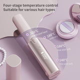 Brown Cordless 2-in-1 Hair Straightener and Curler - Rechargeable Mini Styling Tool with Ceramic V888-ELOSUNG56173-2