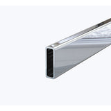 120cm Frameless Glass Sliding Shower Door With Chrome Rail and Wall Channel for Modern Bathrooms V63-912811