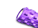 Black Solid Yoga Foam Roller 45cm -Colorful Wolf Tooth Design Muscle Relaxation Massage Stick for V888-ELOSUNG20286