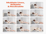 Wedge Pillow for Sleeping, 4 Pcs Adjustable Orthopedic Bed Wedge Set, Support Leg Neck Shoulder, V952-XXZKDJXXZ4JTN08JX001V0
