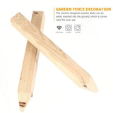 5-Pack Wooden Ground Stakes for Garden Signs, Plant Markers, Fence Posts, Wood Pile Stakes for V1369-AZ3-W-20013