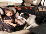 Pawz Dog Car Seat Cover Convertible Pet Back Seat Hammock Protector Waterproof PT1384-BK-AU