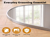 Embellir Arch Wall Mirror, Decorative Silver Mirrors, 86x50cm Bathroom Vanity Mirror, Slim MM-E-WALL-OVAL-SR-5086
