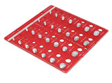 28 Hole Bolt Nut Identifier Gauge Metric Aluminum Alloy Nut Bolt Thread Checker for DIY Buffs V1294-YM0710-3114230169811