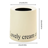 Living Room Trash Can Modern Minimalism Large Capacity Round Waste Basket for Home V1294-YM0710-3117230257611