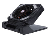 Solar Powered Camping Fan Strong Wind USB Rechargeable Battery Operated Folding Portable Camping Fan V1294-YM0901-3113240183812