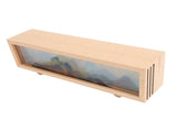 Desktop Lamp Box Rechargeable LED Acrylic Solid Wood Touch Control Stepless Dimming Landscape Night V1294-YM0901-3119240147111