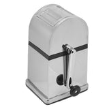 Manual Ice Crusher Labor Saving Hand Crank Shaved Ice Machine with Transparent Cover for Home Bar V1294-YM0716-3113220134211