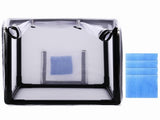 Airbrush Paint Sprays Booth,with Filter & Curtain 15 Inch Portable Sprays Paint Booth Tool, Tool for V1370-AZ4-10028