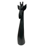 Handcrafted Black Giraffe Ornament 49cm V637-33821GRF