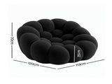 Artiss Bubble Floor Sofa Lazy Couch Single Lounge Chair Reading Accent Chairs SB-C-HCOMB-GY