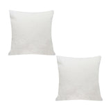 SOGA 2X 50cm White Throw Pillow Premium Polyester Fiber and Cotton for Home Decor FRENCHCUSHION326X2