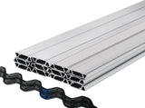 Spring Wire and Lock Channel,2 m Lock & U-Channel Bundle for Greenhouse, 20 Packs PE Coated V952-YMCKCTZLHJ2202VQ5V0