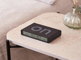 Lexon Flip Classic Reversible Alarm Clock - Black V398-LD-LR157N0