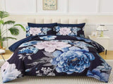 Midnight Bloom Royale 3 Piece Comforter Set V745-AB011082AJ3
