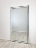 Silver Beaded Framed Mirror - X Large 190cm x 100cm V292-MIRR-BDD001