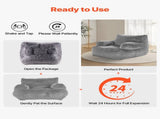 Bean Bag Chair, BeanBag Sofa Chair with Armrests for Adults, Fluffy Plush & High-Density Foam V952-FSYXCRDDY45448AWFV0