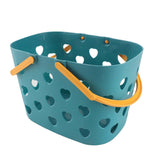 Shower Storage Basket Portable Handle Versatile Hollow Design Bath Storage Basket Organizer Bin for V1294-YM0901-3117240098311