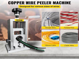 Wire Stripping Machine, 1.5-40 mm Drill Powered, Manual Copper Stripper w Heat Treated Steel Ultra V952-S420W15MM38MM1LM9V0