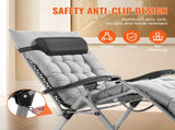Zero Gravity Chair, 33 inch Zero Gravity Recliner Lounge Chair for Indoor and Outdoor, Adjustable V952-LZLTYHS33HHK90DO9V0