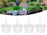 4Set Flower Plant Succulent Pot Wall Mounted Iron Planter Garden Balcony Accessory V1294-YM0901-3111210030311