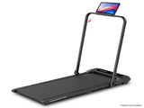 Powertrain K300 Black Foldable 2-in-1 Under Desk Walking Pad Treadmill 1.5HP 10kph Incline Home TML-HSM-K300-BK