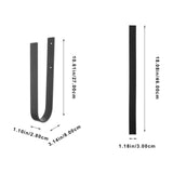 SWETRACE 1Set Iron Surfboard Hanging Hook Deep Gray Simple Design for Sports Equipment Wall Storage V1189-LWWAL-20260327-03803