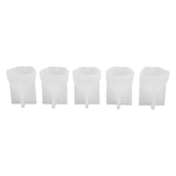 5pcs Cat Mold Microwave Freezer Safe Silicone 3D Cat Shaped Mold for Pudding Milk Jelly Chocolate V1294-YM0901-3117250123511
