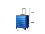 Slimbridge 24"Luggage Case Suitcase Blue 24 inch LG1009-24-BL_NZ