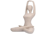 Yoga Pose Statue Nordic Sandstone Resin Yoga Pose Figurines Collectible Decoration Gifts for Home V1294-YM0714-3115210193512