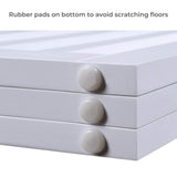 Four Panel Freestanding Dog Gate, White V568-GMW-266-W