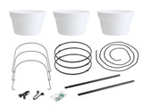 Detachable Chain Hanging Flower Pot Iron Art Hanging Flower Pot V1294-YM0715-211123DY01-2