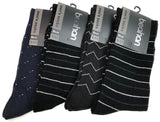 18 Pairs COTTON BUSINESS SOCKS Mens Dress Crew Plain Work Casual BULK - Black - 6-11 V563-BR-18PLNBIZSOCKS-BLK-6-11