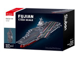 Sluban B1188 Model Kit 1450 Aircraft Carrier Fujian Type 003 Chinese PLAN Warship Navy Vessel SLB1188