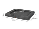 PaWz Memory Foam Pet Sofa Bed PT1231-L-GY