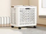 Chmadoxn Collapsible Laundry Hamper with Wheels - Foldable Storage Basket for Clothes, Toys & V1189-WXFWAL-20260326-02506