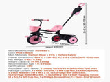 Toddler Tricycle & Stroller for 18 Months to 5 Year Old, Kids Trike with Parent Push Handle, V952-DSTGBDDPHLLBNEG56001V0