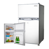 GECKO 95L Portable Fridge Freezer Camping Motorhome Caravan Upright Fridges 12V/24V/240V, Silver V219-CAPFFRGEKA10S