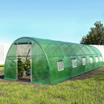 Greenfingers Greenhouse Walk in Green House Tunnel Plant Garden Shed Dome 9x3x2M GH-WALK-F-900X300X200-GN-AB