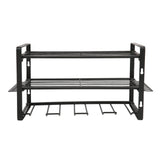 Drill Organizer Black Drill Holder 150lb Load Bearing Wall Mount Tool Rack with Full Accessories for V1294-YM0901-3114230073011