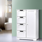 Artiss Bathroom Cabinet Storage Drawers White FURNI-G-BATH-5078-WH