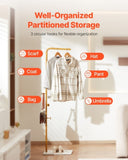 Coat Rack, Freestandings Rack Stand with Quartz Stone Base & 3 Round Hooks, Free Standing Hall V952-YMJ7ZXJSSCP0YCM56001V0