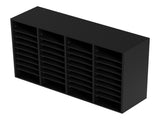 Wood Literature Organizer, 36 Compartments, File Sorter with Removable Shelves, Mailboxes Slot for V952-MZWJZLFPJBH363KG5V0