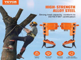 Tree Climbing Spikes Set, 1 Pair Alloy Steel Climbing Spurs with Safety Rope and Safety Harness, V952-PSZZPZCZHKPZ0IXFTV0