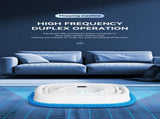 Black Smart Robotic Floor Mop with Humidifier Spray - Ultra-Slim Automatic Wet & Dry Floor Cleaner V888-ELOSUNG32904