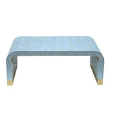 MOTHER OF PEARL MEDITERRANEAN BREEZE LOW PROFILE COFFEE TABLE V742-VC10